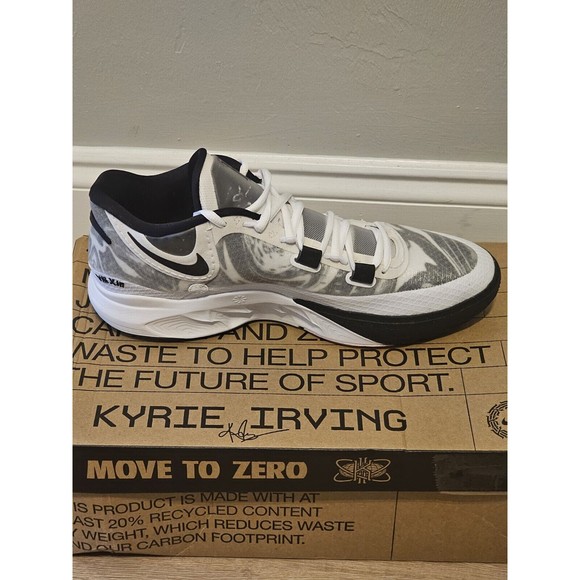 Nike Kyrie 8 White/White-Black Size 13 - DJ6017 101 - Picture 5 of 15